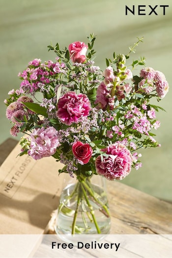 Pink Letterbox Fresh Flower Bouquet (M92168) | £22