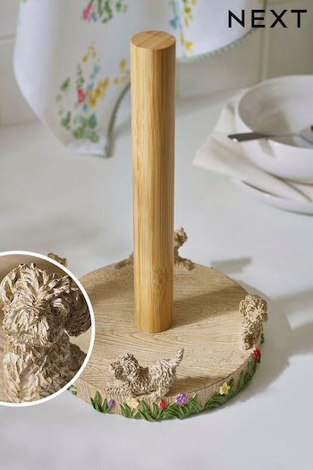Natural Charlie The Cockapoo Kitchen Roll Holder (M92178) | £22