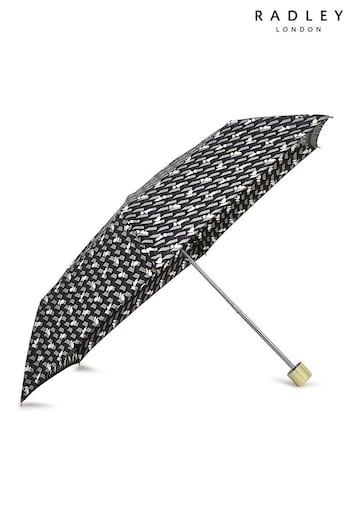 Radley London Grey Grey Geo Dog Responsible Handbag Umbrella (M92302) | £30