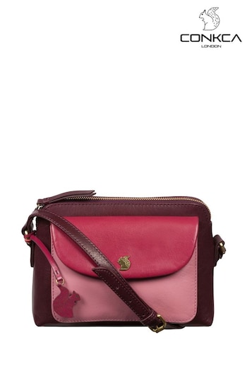 Conkca Dainty Leather Cross-Body Bag (M92381) | £49