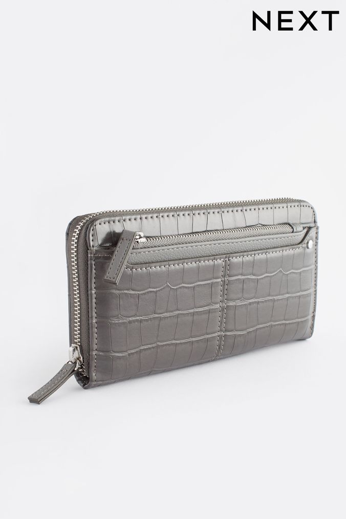 Grey purses for discount sale