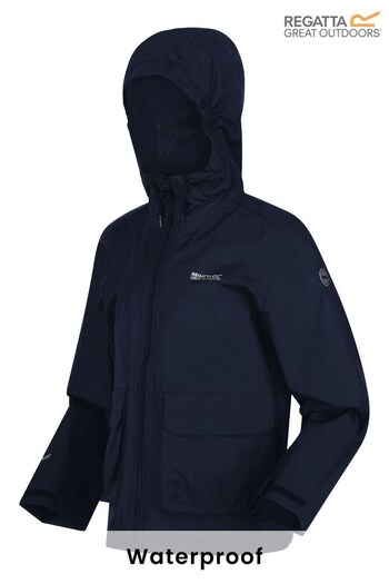 Regatta Blue Hywell Waterproof Jacket (M92804) | £39