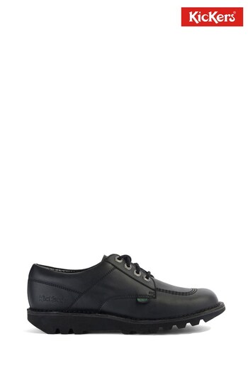 Kickers Black Vegan Kick Lo Shoes with (M93250) | £90