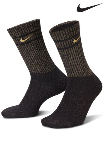 Nike Grey Everyday Essentials Metallic Crew Socks 1 Pair (M93400) | £17