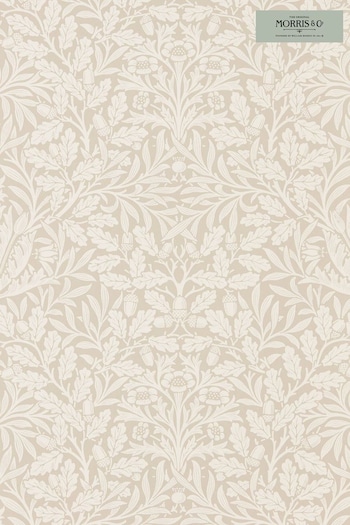 Morris & Co. Cream Pure Acorn Wallpaper Wallpaper (M93437) | £111