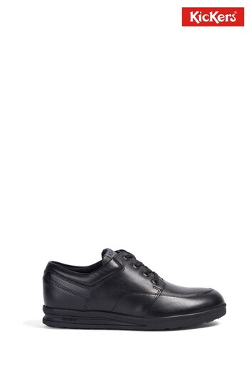 Kickers Youth Troiko Lace Black Shoes (M93554) | £65