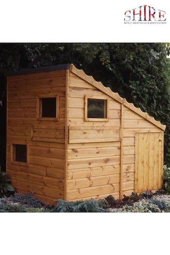 Shire Brown Outdoor Command Post Playhouse (M93778) | £925