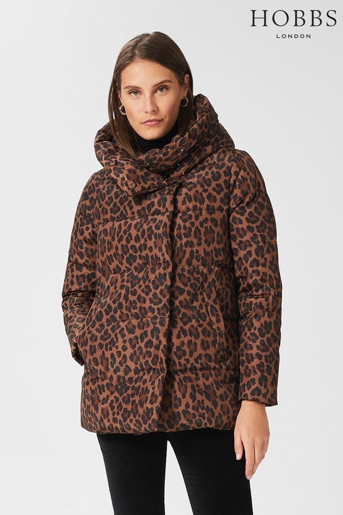 Leopard print shop jacket next