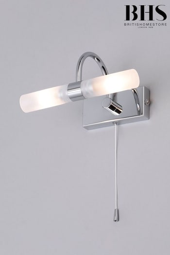 BHS Silver Corvus Bathroom Light (M94236) | £35
