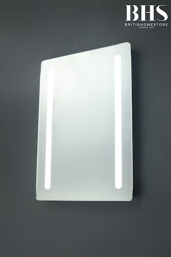 BHS Silver Ecti 12W LED Bathroom Mirror (M94293) | £140