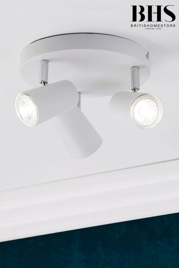 BHS Harvey White 3 Light Spotlight (M94331) | £25