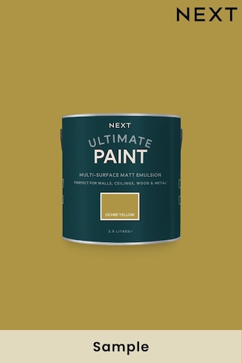Ochre Yellow Next Ultimate® Multi-Surface Peel & Stick Sample Paint (M94493) | £1