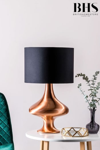 BHS Copper Caen Medium Metal Lamp (M94560) | £70