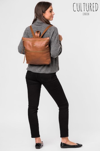 Cultured London Addington Leather Backpack (M94835) | £48