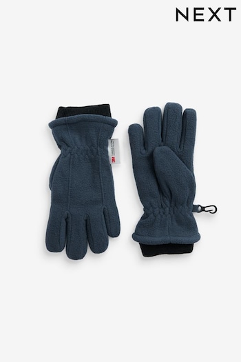 Navy Blue Fleece Gloves (3-16yrs) (M95489) | £8 - £11