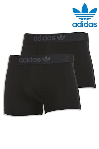 adidas Black Comfort Flex Ultra Soft Black 2 Pack Boxers (M95840) | £30
