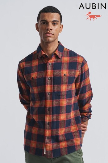 Aubin Crowle Flannel Shirt (M95942) | £89