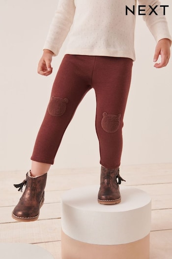 Brown Cosy Fleece Lined Leggings progressive (3mths-7yrs) (M96305) | £6 - £8