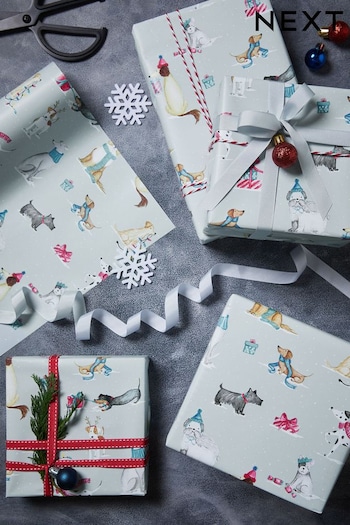 Festive Dogs 10 Metre Christmas Wrapping Paper (M96758) | £5