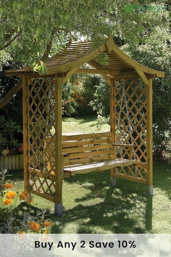 Rowlinson Natural Dartmouth Arbour Swing Chair (M97380) | £720