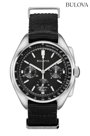 Bulova Gents Archive Series Lunar Pilot Black Watch (M97656) | £429