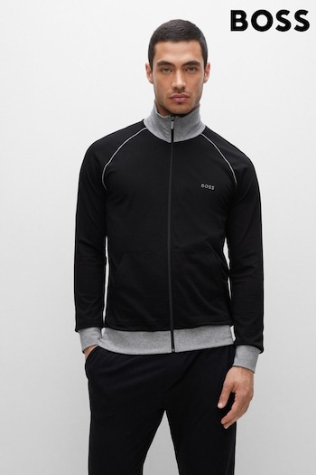 BOSS Black Mix & Match Tracksuit Zip Throught Sweatshirt (M98034) | £59