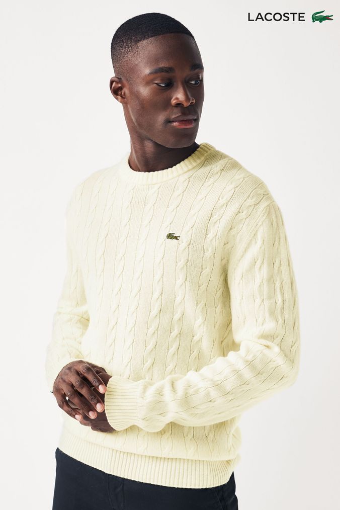 Lacoste Jumpers Mens Crew Neck Jumpers By Lacoste Next UK