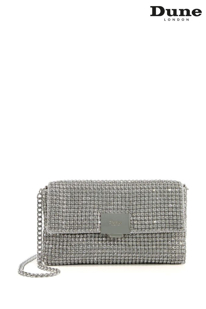 Dune gold clutch bag sale deals