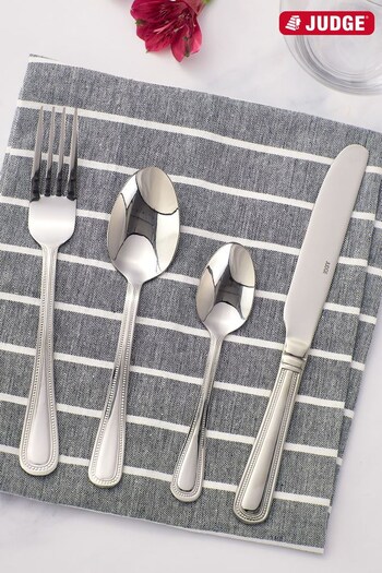 Judge Silver Bead 32 Piece Cutlery Set (M98716) | £50