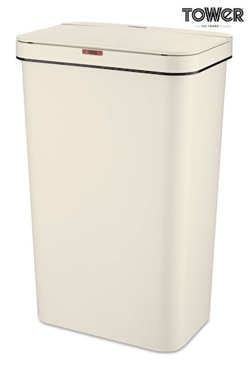 Tower Cream 50L Rectangular Sensor Cream Bin (M99229) | £50