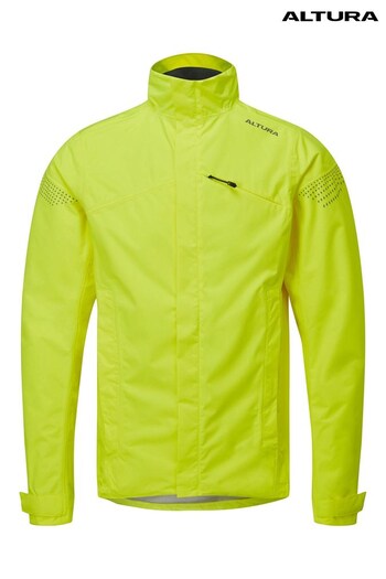 Altura Mens Yellow Nightvision Nevis Waterproof Cycling Jacket (M99482) | £75
