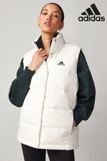 adidas White Sportswear Outdoor Helionic Down Vest (M99488) | £100 - £120