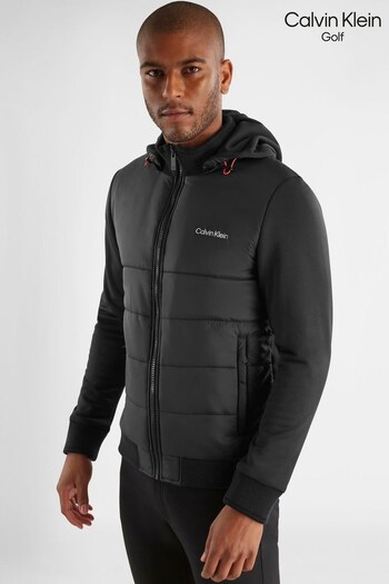 Calvin Klein Golf Somme Valley Hybrid Black Jacket (M99496) | £110