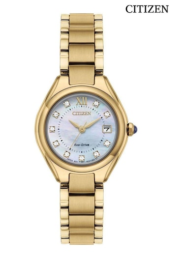 Citizen Ladies Pink Silhouette Crystal Watch (M99518) | £249