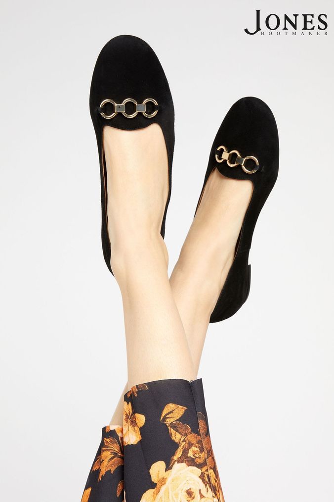 Buy Women s Shoes Black Jones Bootmaker Flat Footwear Online Next UK