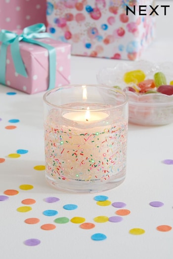 Multi Vanilla & Cocoa Bean Scented Happy Birthday Light Up Candle (M99735) | £12