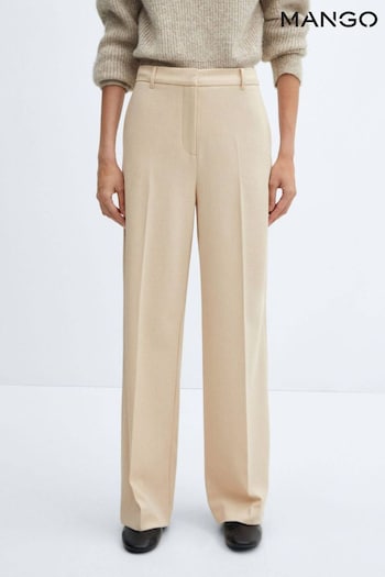 Mango Low-Waist Wideleg Trousers (M99823) | £36