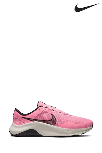 Nike Pink/Black Legend Essential 3 Training Trainers (MBU013) | £60