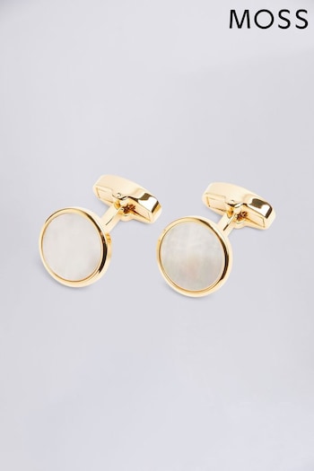 MOSS Mother of Pearl Cufflink (MC2656) | £25