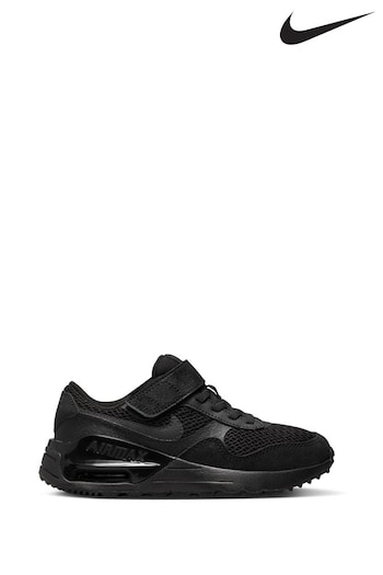 Nike Black Junior Air Max Systm Trainers (MLJ394) | £55