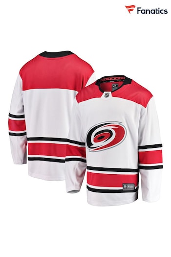 Fanatics Carolina Hurricanes Branded Away Breakaway White Jersey (N00016) | £105