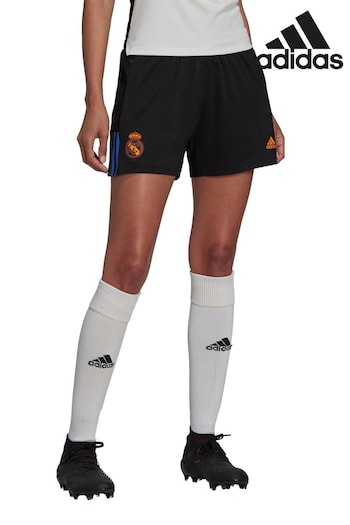 adidas Black Real Madrid Training Shorts Womens (N00081) | £35