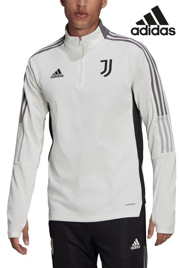 adidas White Juventus Training Warm Top (N00085) | £70