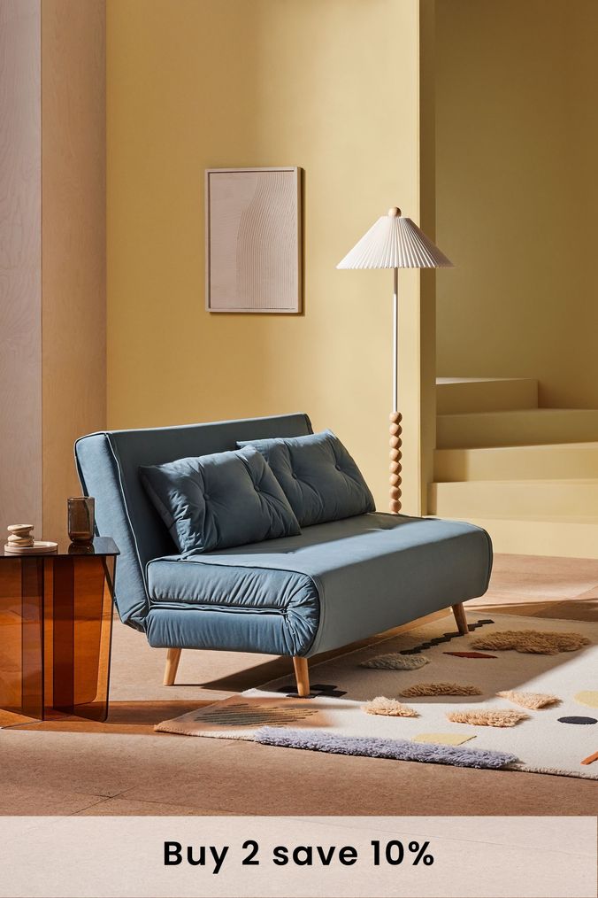 Blue sofa deals next