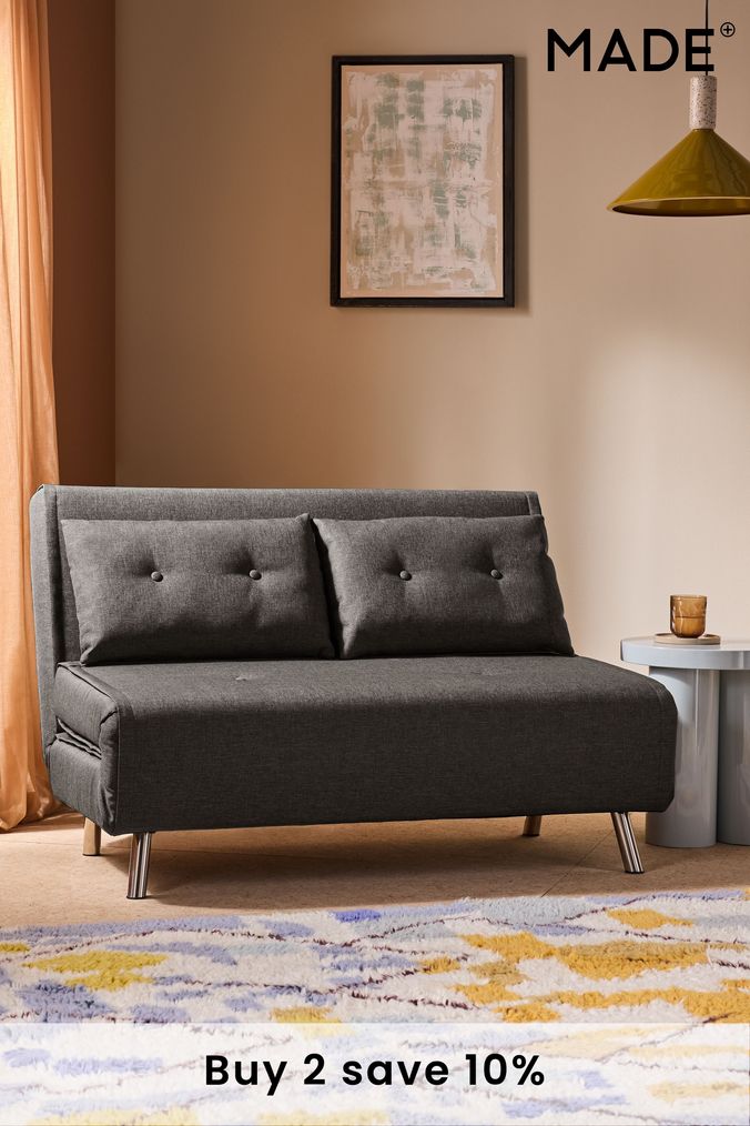 Made grey sofa bed sale
