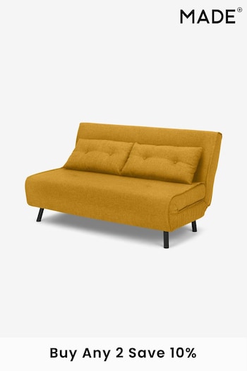 MADE.COM Butter Yellow Haru Large Sofa Bed (N00116) | £549
