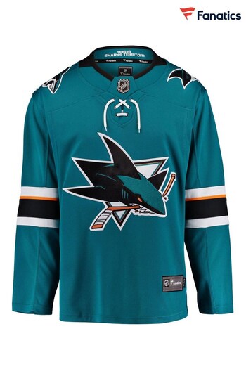 Fanatics Green San Jose Sharks Branded Home Breakaway Jersey (N00230) | £105