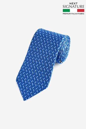 Blue Parrot Signature Made In Italy Conversational Tie (N00253) | £30