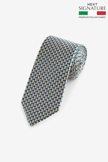 Green Fish Signature Made In Italy Conversational Tie (N00362) | £30