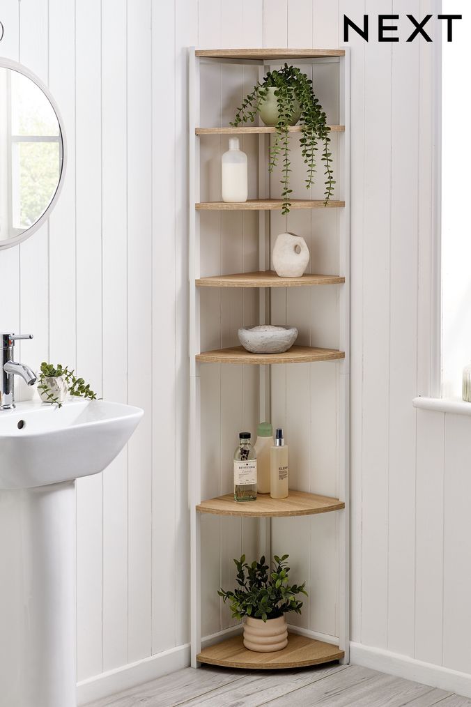 White willow bathroom shop storage